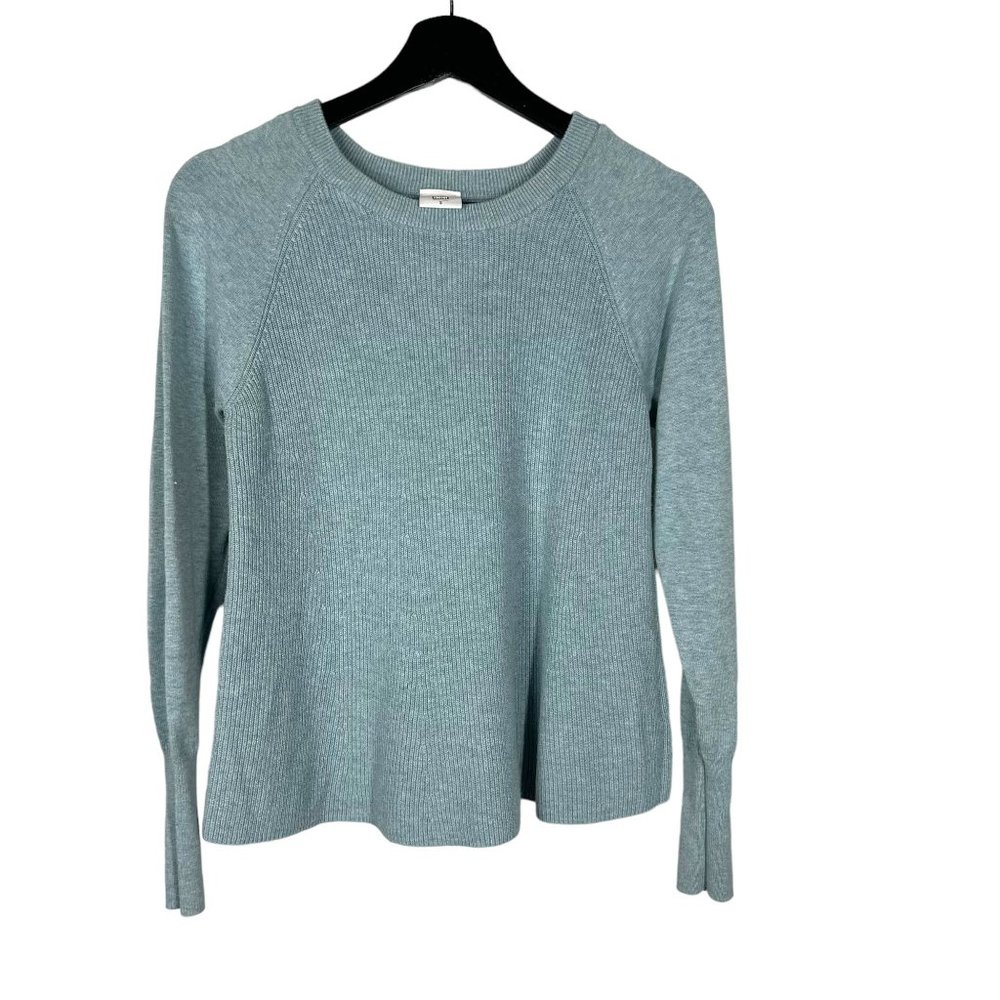 CAbi Blue Swing Knit Sweater Small